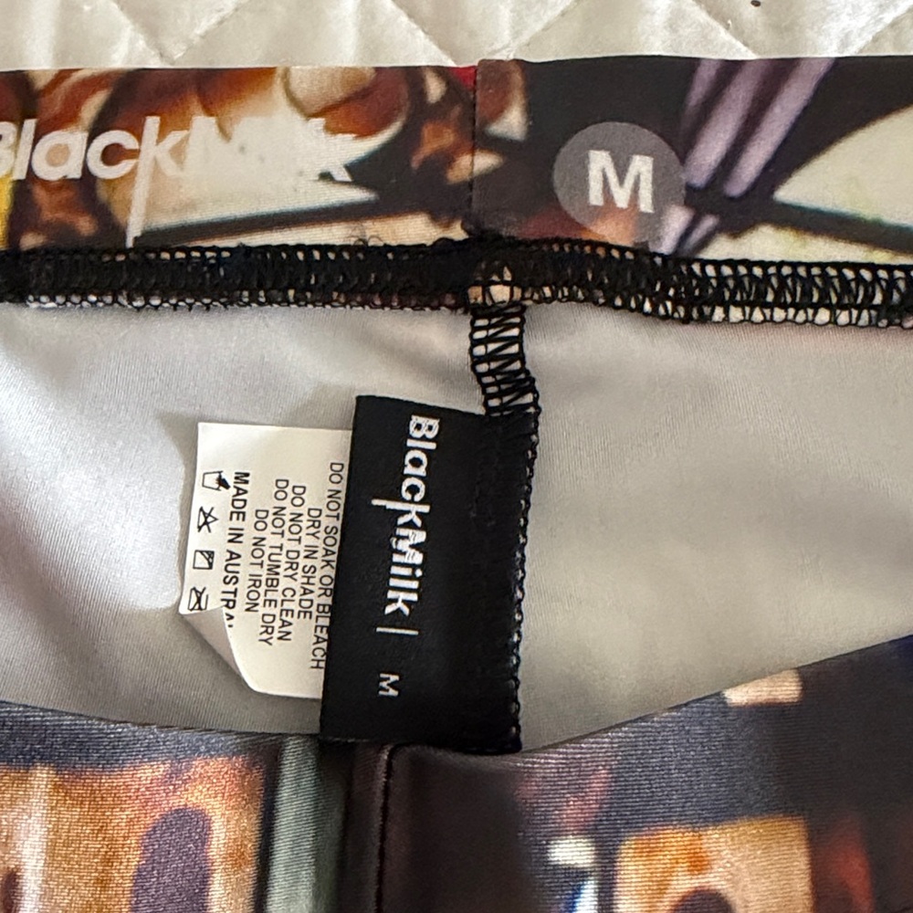 Blackmilk Multicolor Stained Glass Print Leggings - Picture 2 of 3
